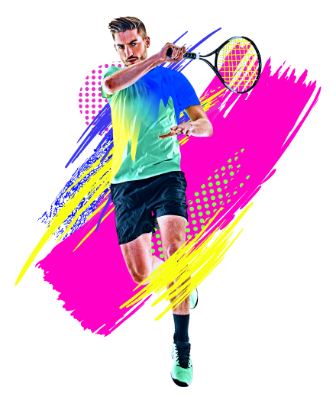 O logotipo de tênis do site da Parimatch