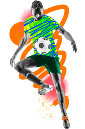 Logotipo do futebol no site da Parimtch