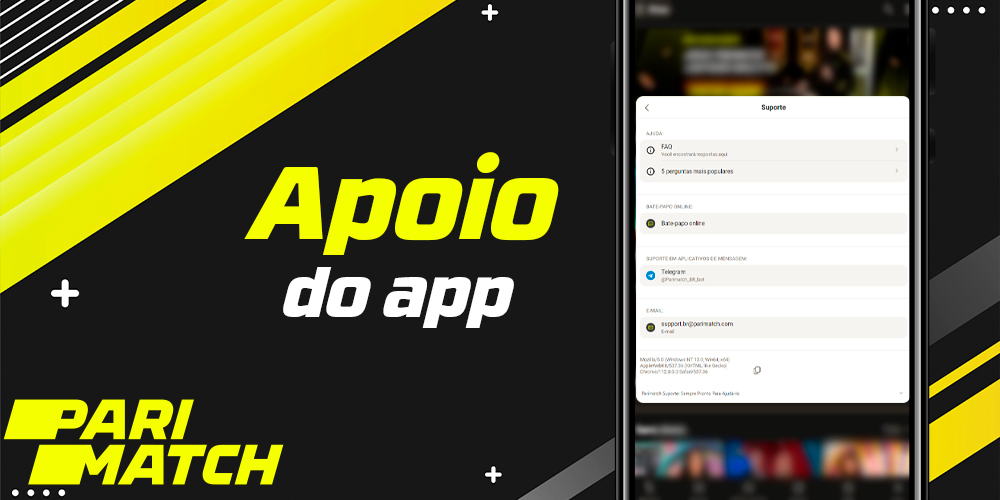 Suporte de aplicativo 24 horas por dia, 7 dias por semana para jogadores brasileiros