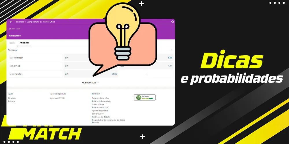 Dicas para apostadores brasileiros na Fórmula 1