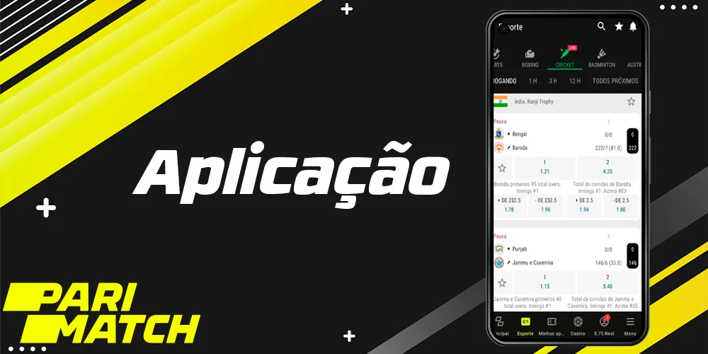 Aplicativo móvel para os sistemas operacionais Android e iOS