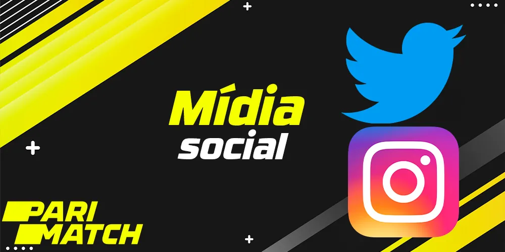 Mídia social da Parimatch para o Brasil