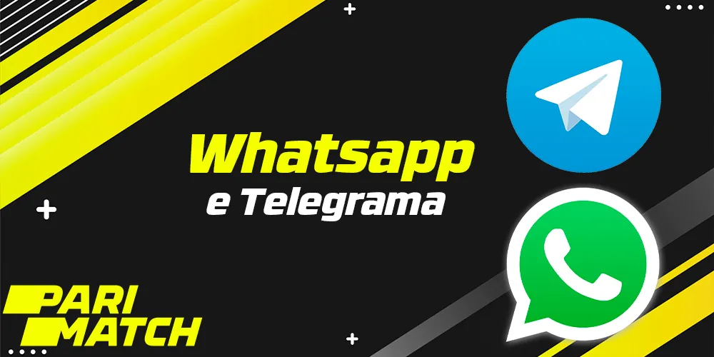 Mensageiros para comunicação com o suporte da Parimatch