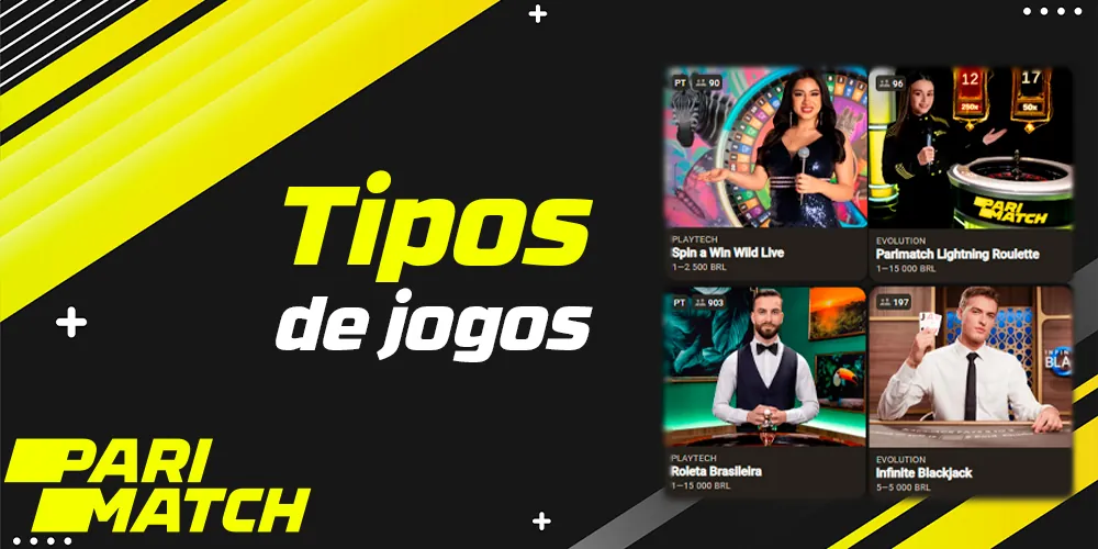 Tipos de jogos de cassino