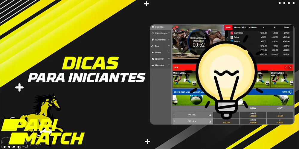 Dicas de apostas para iniciantes na Corrida de Cavalo da Parimatch Brasil