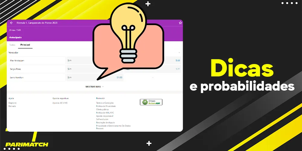 Dicas para apostadores brasileiros na Fórmula 1