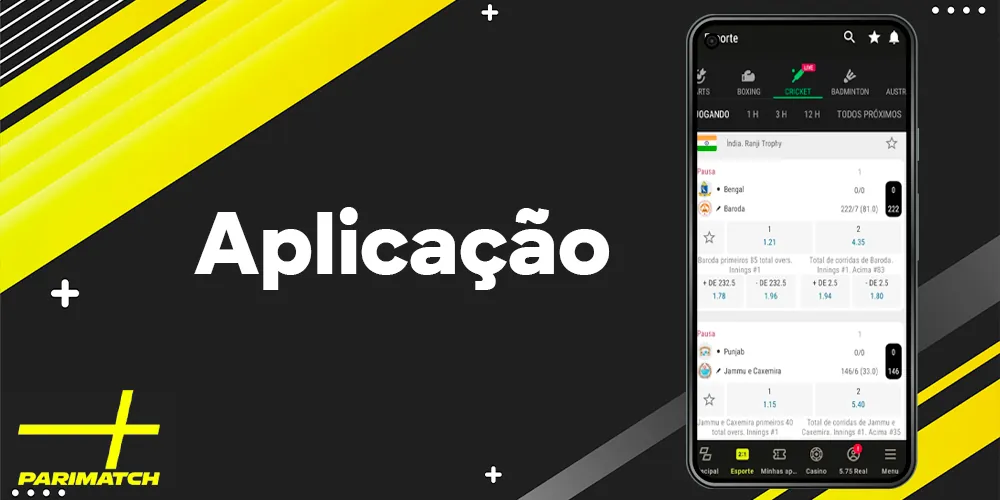 Aplicativo móvel para os sistemas operacionais Android e iOS