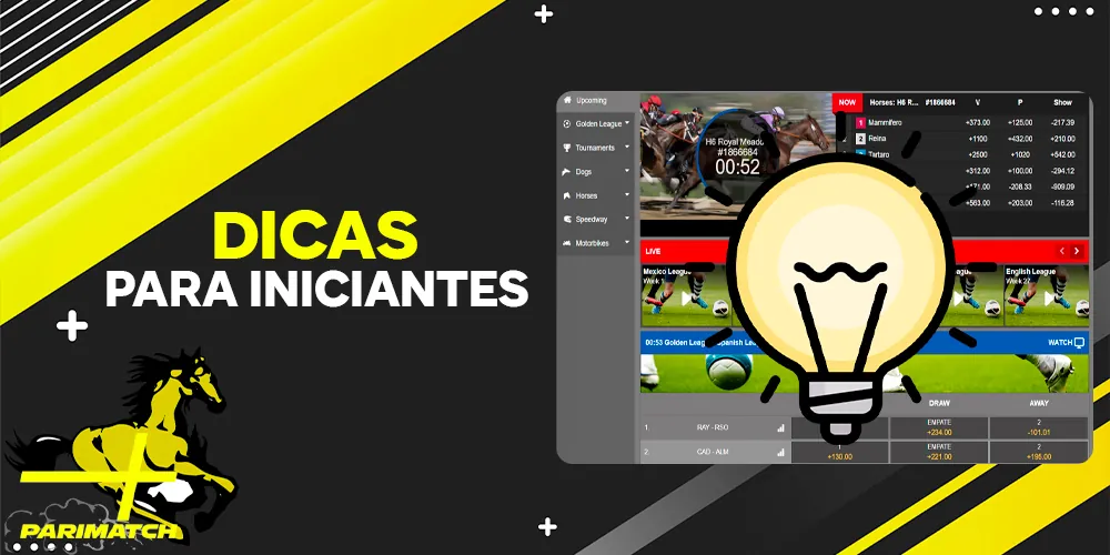Dicas de apostas para iniciantes na Corrida de Cavalo da Parimatch Brasil
