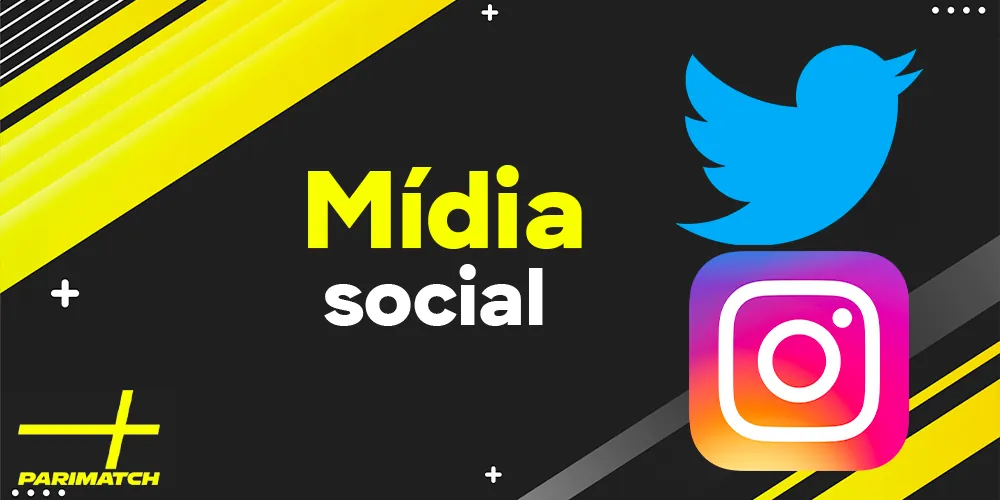 Mídia social da Parimatch para o Brasil