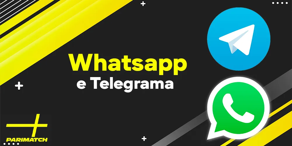 Mensageiros para comunicação com o suporte da Parimatch