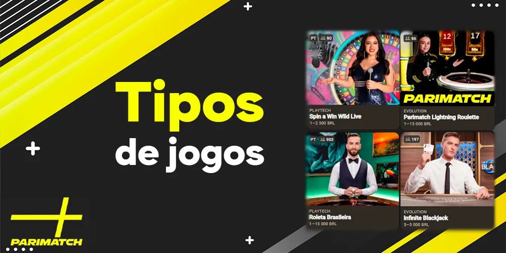 Tipos de jogos de cassino