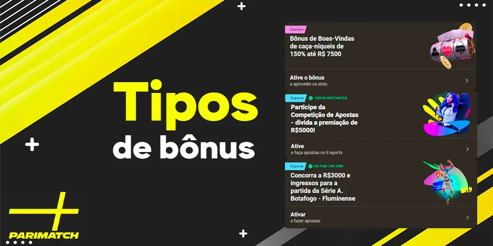 Tipos de bônus