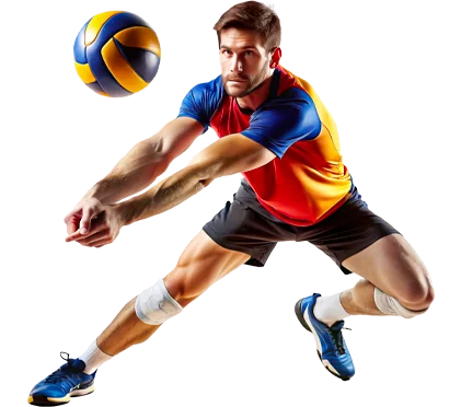 Logotipo de voleibol para a Parimatch